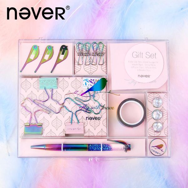 fountain pens never stationery set paper clip ticket notice stick metal pen badge tape pushpins and other gift boxed package mail
fountain pens never stationery set paper clip ticket notice stick metal pen badge tape pushpins and other gift boxed package mail