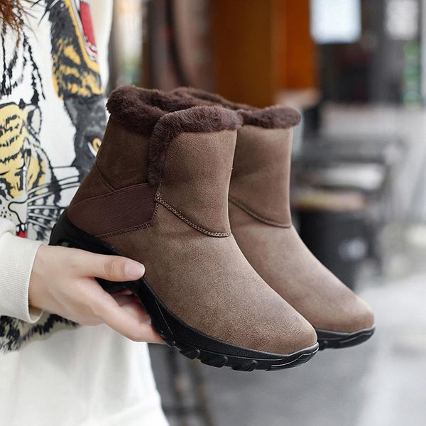 boots ladies winter thickened plus velvet warm cotton shoes comfortable anti-ski, Black
boots ladies winter thickened plus velvet warm cotton shoes comfortable anti-ski, Black