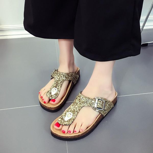 slippers big size women ladies sandals summer fashion sequins thick sole soft shoes home flip flops outdoor beach, Black
slippers big size women ladies sandals summer fashion sequins thick sole soft shoes home flip flops outdoor beach, Black