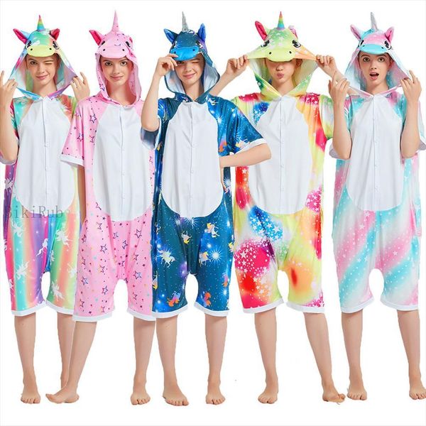unicorn short sleeve pajamas women sleepwear summer nightwear men silk animal cartoon panda tiger pyjama onesie, Black;red
unicorn short sleeve pajamas women sleepwear summer nightwear men silk animal cartoon panda tiger pyjama onesie, Black;red