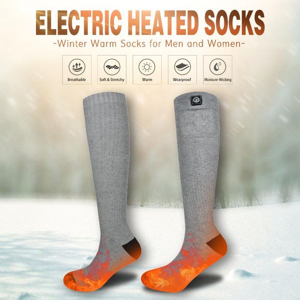sports socks electric heated skiing for men women winter warming cycling hiking snowboard with rechargeable battery, Black
sports socks electric heated skiing for men women winter warming cycling hiking snowboard with rechargeable battery, Black