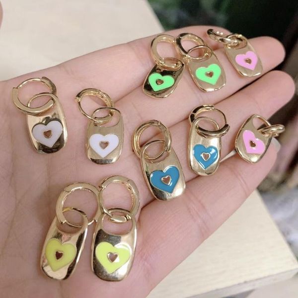 hoop & huggie 5pairs cute heart star soda bottle cap shaped charm drop earring colorful enamel women girl jewelry, Golden;silver
hoop & huggie 5pairs cute heart star soda bottle cap shaped charm drop earring colorful enamel women girl jewelry, Golden;silver