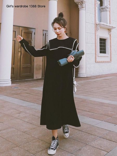 casual dresses sweater dress women's long spring 2021 fashion leisure net loose and versatile, Black;gray
casual dresses sweater dress women's long spring 2021 fashion leisure net loose and versatile, Black;gray