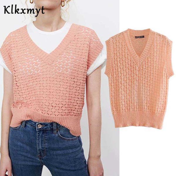 klkxmyt za women fashion thin knitting vest sweater vintage v neck sleeveless back lace up female waistcoat chic 210527, Black;white
klkxmyt za women fashion thin knitting vest sweater vintage v neck sleeveless back lace up female waistcoat chic 210527, Black;white
