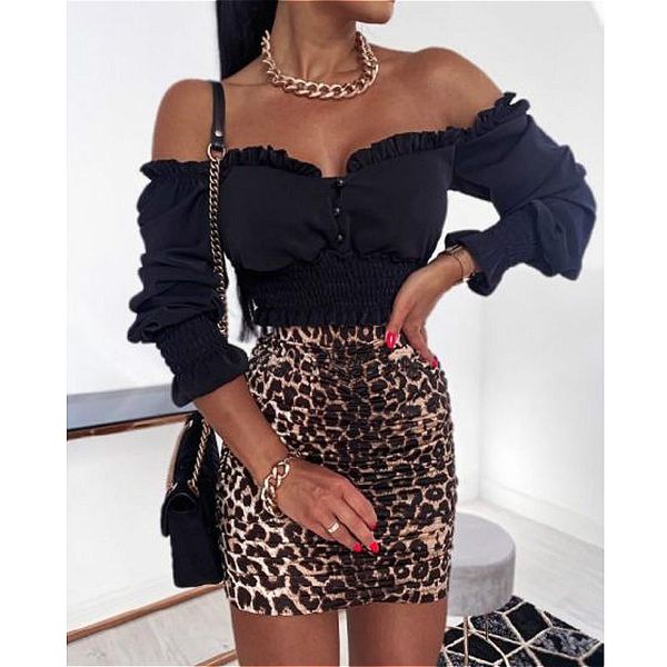 skirts 2021 fashion leopard skirt mini women high waist bodycon vintage pencil ladies casual party club female, Black
skirts 2021 fashion leopard skirt mini women high waist bodycon vintage pencil ladies casual party club female, Black