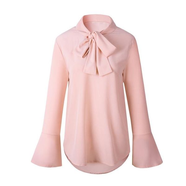 women's blouses & shirts zogaa 2021 shirt chiffon long sleeve fashion cute style clothes in pure colors with bowknot flared sleeves s-2, White
women's blouses & shirts zogaa 2021 shirt chiffon long sleeve fashion cute style clothes in pure colors with bowknot flared sleeves s-2, White