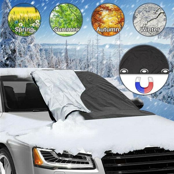 car sunshade magnetic sun shade cover with flap and safety strap front windshield snow protective windscreen for minivan suv
car sunshade magnetic sun shade cover with flap and safety strap front windshield snow protective windscreen for minivan suv