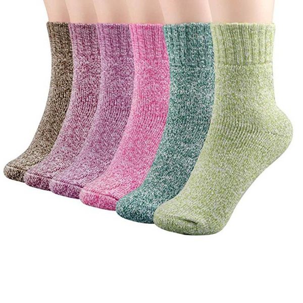 sports socks 6 pairs women's winter wool thick breathable soft warm knitted asd88, Black
sports socks 6 pairs women's winter wool thick breathable soft warm knitted asd88, Black