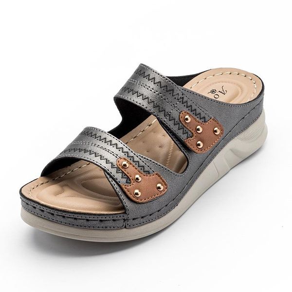 summer women slippers pu leather platform sandals silver chunky casual shoes holiday beach slides home footwear, Black
summer women slippers pu leather platform sandals silver chunky casual shoes holiday beach slides home footwear, Black