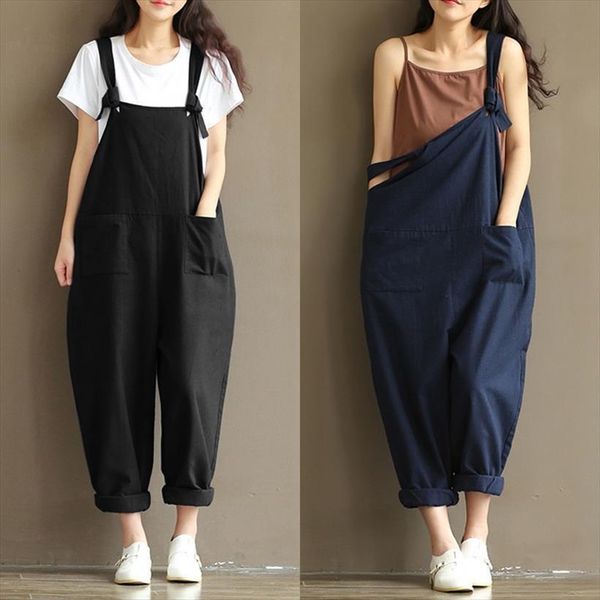 vintage linen overalls strap casual women rompers backless suspender playsuits plus size turnip, Black;white
vintage linen overalls strap casual women rompers backless suspender playsuits plus size turnip, Black;white