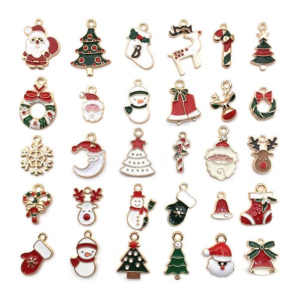 charms lot enamel christmas tree santa claus xmas diy for jewelry finding making pendants necklaces bracelets handmade, Bronze;silver 
charms lot enamel christmas tree santa claus xmas diy for jewelry finding making pendants necklaces bracelets handmade, Bronze;silver