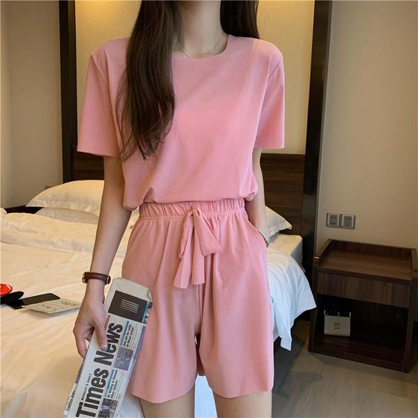 women's tracksuits summer cotton sets loose women casual two pieces short sleeve t shirts and high waist pants solid outfits tracksuit, Gray
women's tracksuits summer cotton sets loose women casual two pieces short sleeve t shirts and high waist pants solid outfits tracksuit, Gray