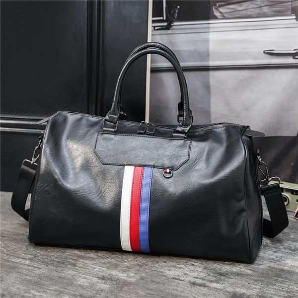 bag handbag large capacity travel men's fitness short distance business trip luggage, Black;red
bag handbag large capacity travel men's fitness short distance business trip luggage, Black;red