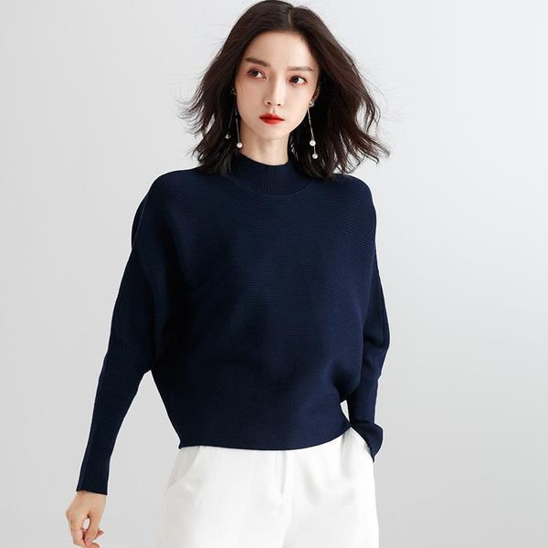 women's sweaters 2021 women autumn pullovers solid knitted sweater o-neck lady spring batwing, White;black
women's sweaters 2021 women autumn pullovers solid knitted sweater o-neck lady spring batwing, White;black