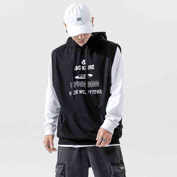 hoodie 2022 spring autumn vest sweatshirts new streetwear harajuku sleeveless clothes men clothing korean fashion plus size g1214, Black
hoodie 2022 spring autumn vest sweatshirts new streetwear harajuku sleeveless clothes men clothing korean fashion plus size g1214, Black