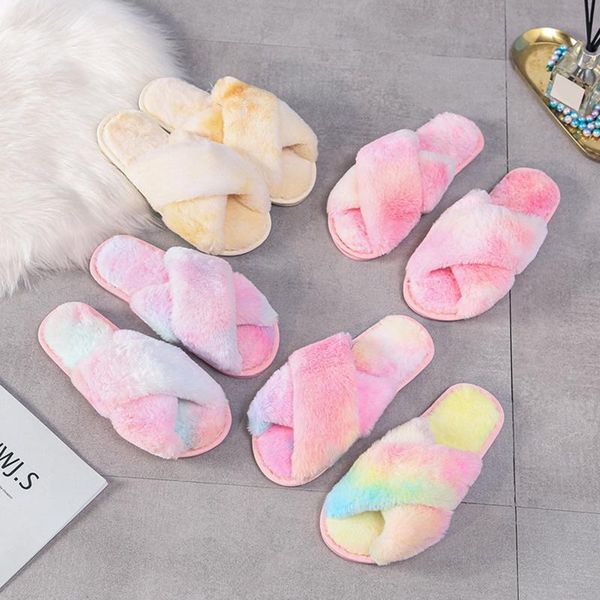 slippers tie-dye women winter shoes flat sweet home lady indoor fur warm soft slip on colorful female slipper, Black
slippers tie-dye women winter shoes flat sweet home lady indoor fur warm soft slip on colorful female slipper, Black