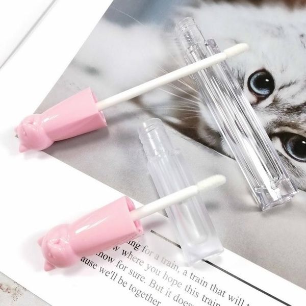 storage bottles & jars empty lip gloss tube clear bottle pink cap lipstick refillable plastic container 100pcs/lot
storage bottles & jars empty lip gloss tube clear bottle pink cap lipstick refillable plastic container 100pcs/lot