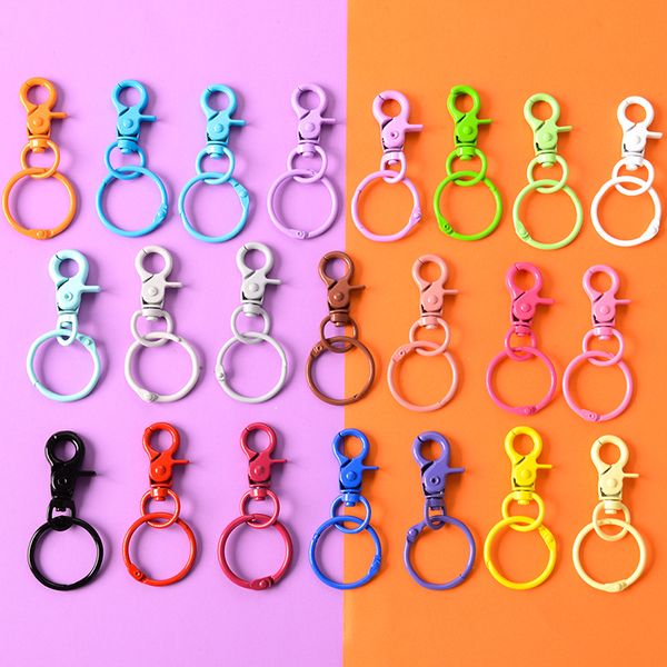 10pieces/lot 3pcs diy jewelry accessories metal color paint keychain dog buckle key ring bag pendant, Silver
10pieces/lot 3pcs diy jewelry accessories metal color paint keychain dog buckle key ring bag pendant, Silver