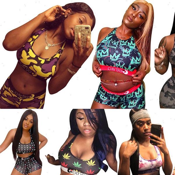 ethika 2 pieces clothes womens tracksuits suit print crop and shorts set outfits, Gray
ethika 2 pieces clothes womens tracksuits suit print crop and shorts set outfits, Gray