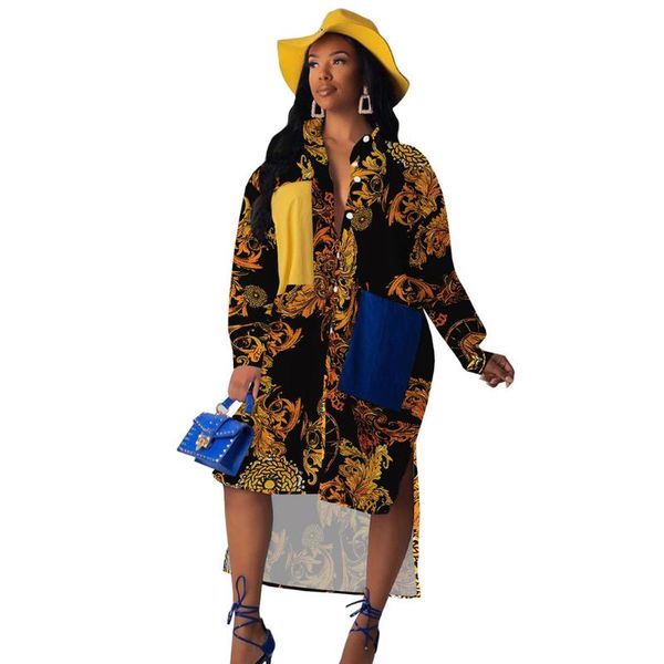 casual dresses fashion chiffon shirt dress fall 2021 womens turn down collar long sleeve button up african striped print, Black;gray
casual dresses fashion chiffon shirt dress fall 2021 womens turn down collar long sleeve button up african striped print, Black;gray