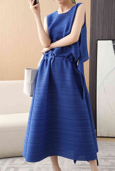 two piece dress pleated 2021 summer sleeveless waistless temperament wearing french dress blue two pieces sets 5qz0, White
two piece dress pleated 2021 summer sleeveless waistless temperament wearing french dress blue two pieces sets 5qz0, White