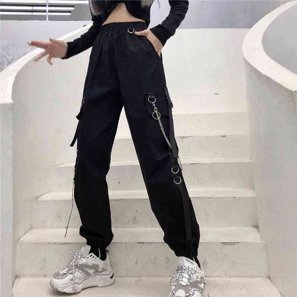 punk cargo pants women joggers hiphop chain pockets plus size loose black capris baggy harajuku oversize trousers hip hop, Black;white
punk cargo pants women joggers hiphop chain pockets plus size loose black capris baggy harajuku oversize trousers hip hop, Black;white