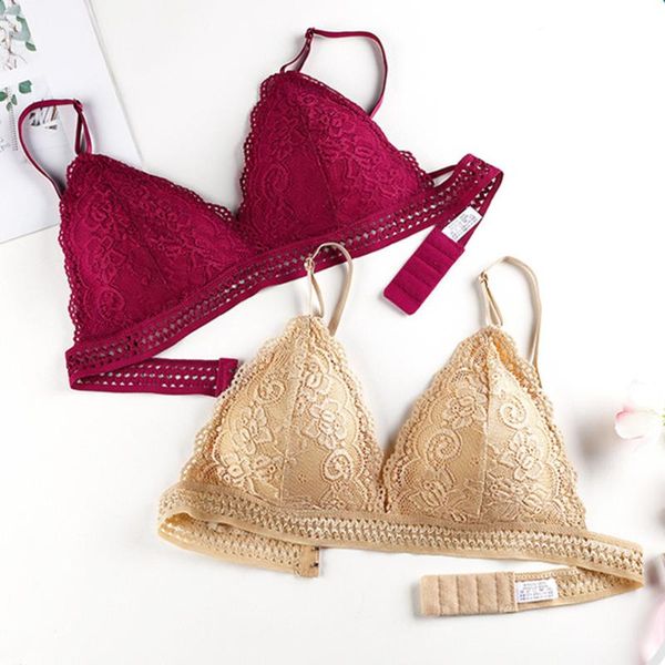 bras lace wireless front closure for women lingerie comfort push up adjusted plus size deep v backless bralette, Red;black
bras lace wireless front closure for women lingerie comfort push up adjusted plus size deep v backless bralette, Red;black