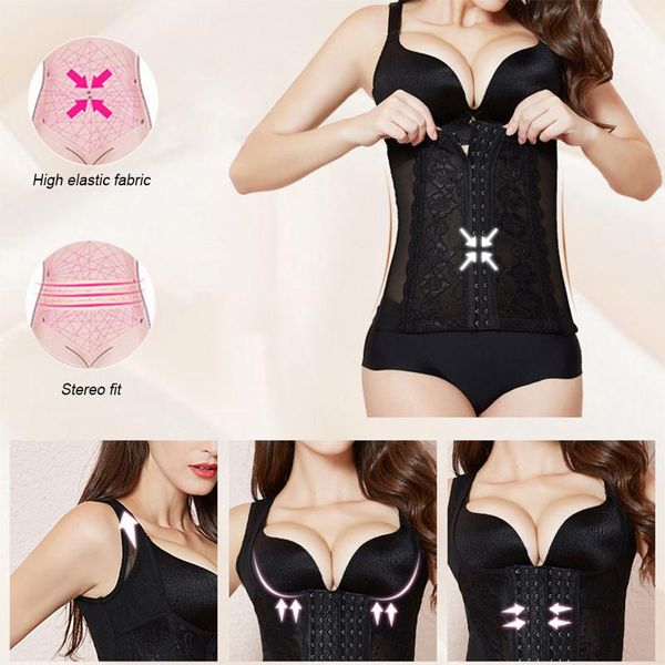 women's shapers breasted body waist shaper girdle shapewear corset breast lift tummy control for women thj99, Black;white
women's shapers breasted body waist shaper girdle shapewear corset breast lift tummy control for women thj99, Black;white