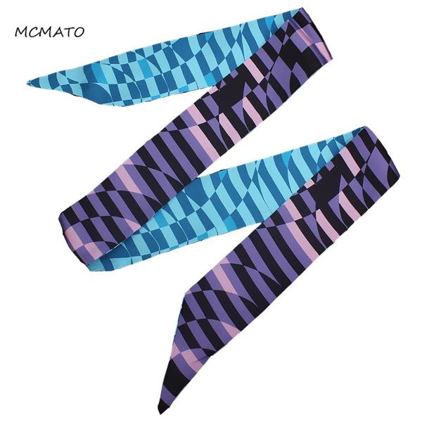 scarves 120cm*5cm twill silk small long woman scarf blue geometric cube printed fashion headband bag ribbon for ladie tie, Blue;gray
scarves 120cm*5cm twill silk small long woman scarf blue geometric cube printed fashion headband bag ribbon for ladie tie, Blue;gray