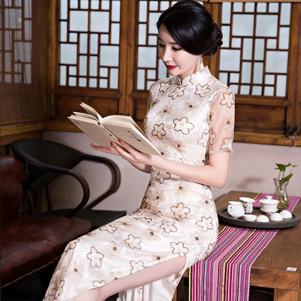 ethnic clothing design summer vintage silk long cheongsam dress chinese oriental qipao, Red
ethnic clothing design summer vintage silk long cheongsam dress chinese oriental qipao, Red