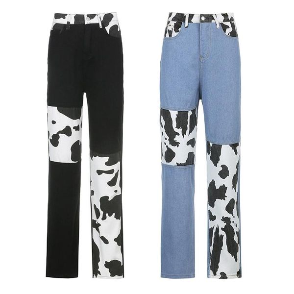 women high fashion waist hip hop loose jeans vintage distressed ripped hole denim pants harajuku punk straight leg trousers women's, Blue
women high fashion waist hip hop loose jeans vintage distressed ripped hole denim pants harajuku punk straight leg trousers women's, Blue