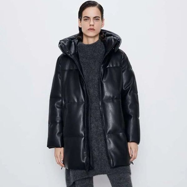 in the fashion with a hood parka winter clothing released fake plutonium jacket quilted leather long women's coat, Black;brown
in the fashion with a hood parka winter clothing released fake plutonium jacket quilted leather long women's coat, Black;brown