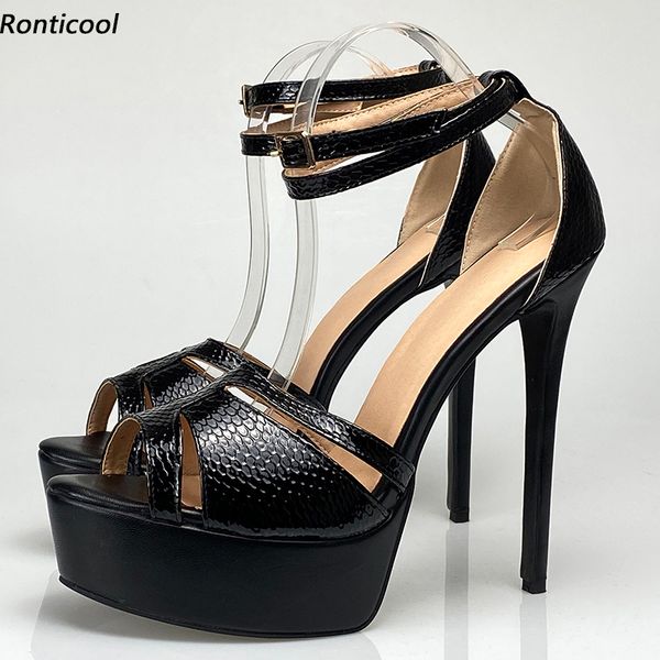 rontic handmade women platform sandals ankle strap stiletto heels peep toe beautiful black party cosplay shoes us size 5-20
rontic handmade women platform sandals ankle strap stiletto heels peep toe beautiful black party cosplay shoes us size 5-20