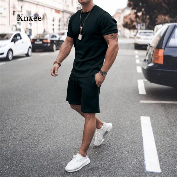 men's tracksuits 2021 summer suit casual short-sleeved slim shorts two-piece breathable running fashion sports sportswear, Gray
men's tracksuits 2021 summer suit casual short-sleeved slim shorts two-piece breathable running fashion sports sportswear, Gray