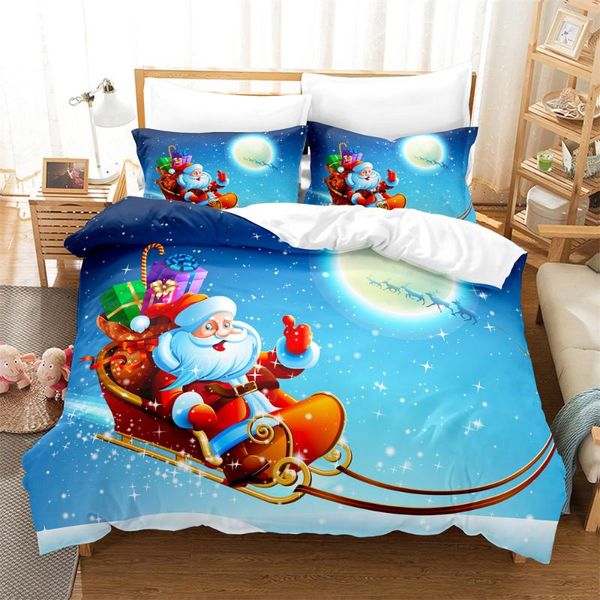 bedding sets 3d christmas set duvet cover bed cotton bedroom