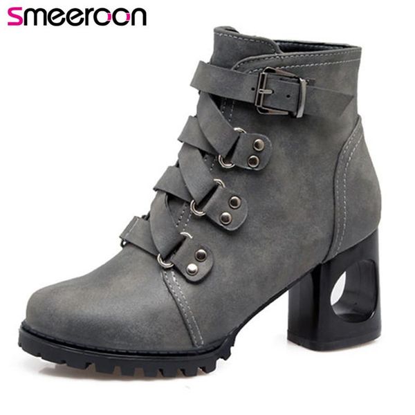 boots smeeroon 2021 fashion pu autumn winter for women high heels ankle zip+buckle platform shoes party, Black
boots smeeroon 2021 fashion pu autumn winter for women high heels ankle zip+buckle platform shoes party, Black
