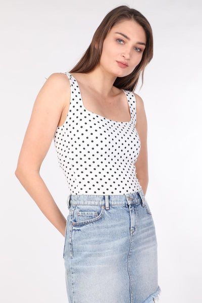 women's blouses & shirts polka dot strap blouse white
women's blouses & shirts polka dot strap blouse white