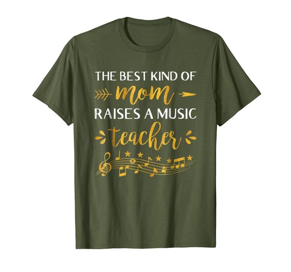 The Best Kind Of Mom Raises Music Teacher T-shirt, Mainly pictures