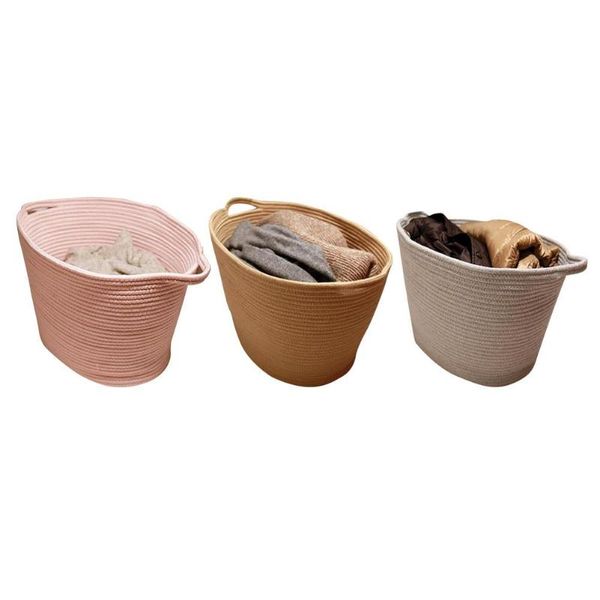 storage baskets laundry basket environmentally friendly material cotton thread toy clothes sundries nordic style
storage baskets laundry basket environmentally friendly material cotton thread toy clothes sundries nordic style