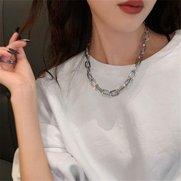 chokers exaggerated large thick chain necklace for women twist gold silver color chunky lock choker necklaces party jewelry, Golden;silver
chokers exaggerated large thick chain necklace for women twist gold silver color chunky lock choker necklaces party jewelry, Golden;silver
