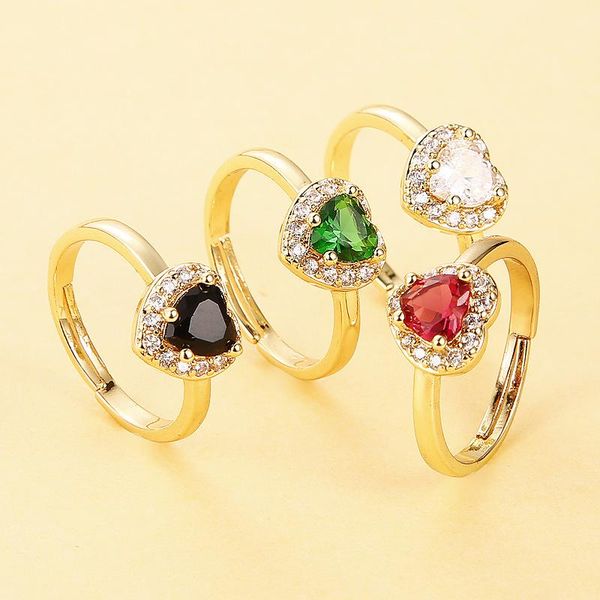 wedding rings fashion classic copper micro-inlaid love heart-shaped rhinestone ring for women engagement open luxury hand jewelry, Slivery;golden
wedding rings fashion classic copper micro-inlaid love heart-shaped rhinestone ring for women engagement open luxury hand jewelry, Slivery;golden