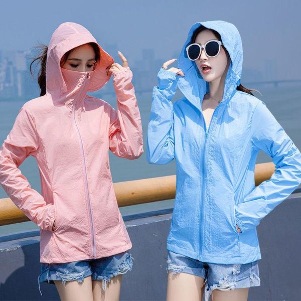 women's jackets women 2021 summer thin anti-uv cycling female long sleeve hooded sunscreen hiking jacket ladies casual clothes r257, Black;brown
women's jackets women 2021 summer thin anti-uv cycling female long sleeve hooded sunscreen hiking jacket ladies casual clothes r257, Black;brown