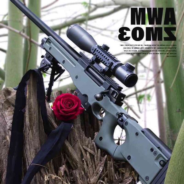 35jieying new awm large shell throwing soft bullet boy eating chicken vs. sniper toy gun alloy military model
35jieying new awm large shell throwing soft bullet boy eating chicken vs. sniper toy gun alloy military model