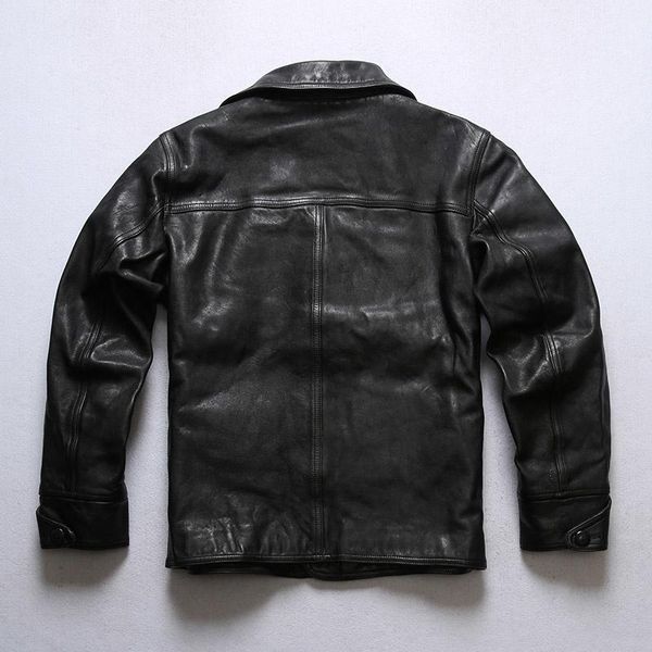 men's leather & faux description x2093 read asian size super genuine horse slim classic durable horsehide stylish rider jacket, Black
men's leather & faux description x2093 read asian size super genuine horse slim classic durable horsehide stylish rider jacket, Black
