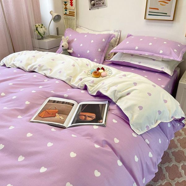 bedding sets modern duvet cover set with flat sheet pillowcase sweetheart boys girls single double size home bedclothes
bedding sets modern duvet cover set with flat sheet pillowcase sweetheart boys girls single double size home bedclothes