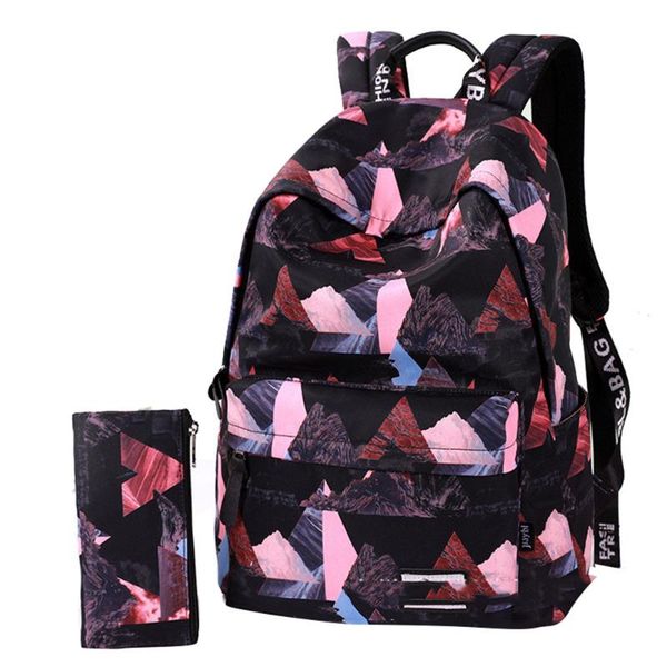 backpack fashion waterproof women geometric pattern printing large capacity female knapsack college lapmochila 2021
backpack fashion waterproof women geometric pattern printing large capacity female knapsack college lapmochila 2021