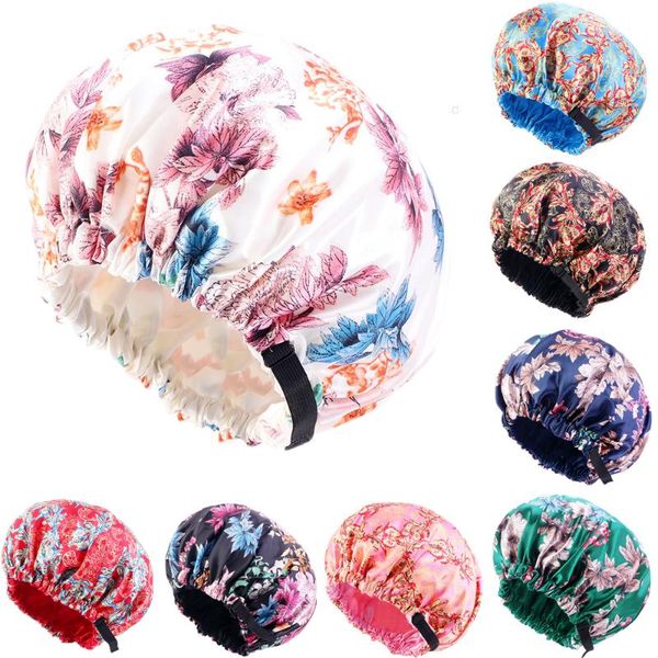 beanie/skull caps hair satin bonnet printed for sleeping shower cap women night sleep head cover elastic solid lining loss beanies, Blue;gray
beanie/skull caps hair satin bonnet printed for sleeping shower cap women night sleep head cover elastic solid lining loss beanies, Blue;gray