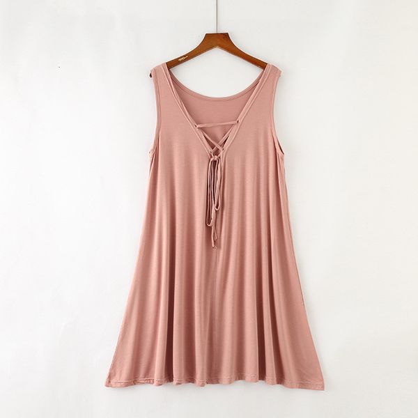 women's sleepwear summer nightgowns women backless sleeveless vest female loose modal night casual ladies nightshirt nuisette, Black;red
women's sleepwear summer nightgowns women backless sleeveless vest female loose modal night casual ladies nightshirt nuisette, Black;red