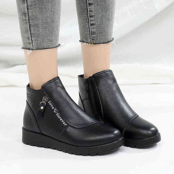 autumn winter genuine leather flat ankle boots for women warm boots side zipper soft comfortable cow leather botas women boots y1105, Black
autumn winter genuine leather flat ankle boots for women warm boots side zipper soft comfortable cow leather botas women boots y1105, Black