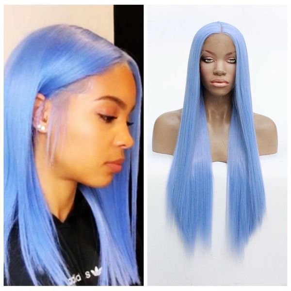 long straight hair synthetic lace front wig heat resistant blue pre plucked glueless wigs for black women1
long straight hair synthetic lace front wig heat resistant blue pre plucked glueless wigs for black women1
